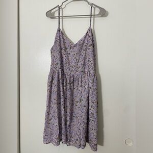 Light purple SHEIN dress with white flowers size 2XL